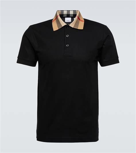 black burberry polo shirt|burberry men's polo outlet.